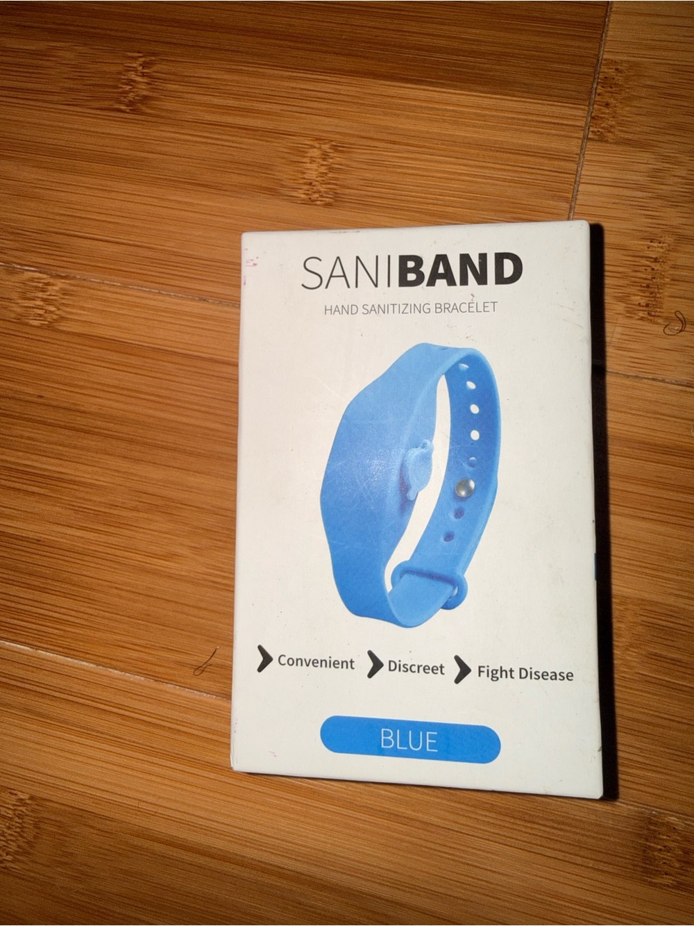 Blue Hand Sanitizing Bracelet
